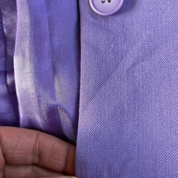 Vintage early 90s Pendleton Purple Blazer lavender /purple Pendleton suit jacket - Picture 6 of 16